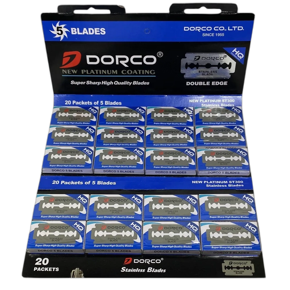 1776430617_HHERAZDOR001 Dorco Stainless Steel Blades (20 packs of 5's) - Image 1