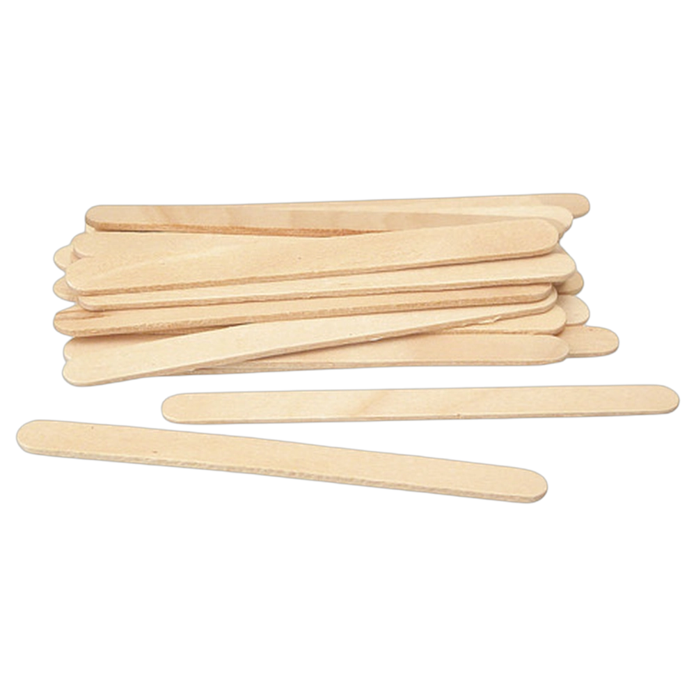 1776440268_NFBWAXUNBL05 Wooden Mini Spatulas 100's - ice cream - Image 1