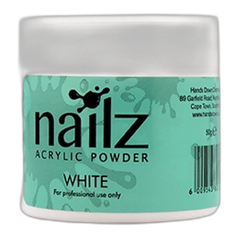 1776440269_NHNACRNLZ001 Nailz Acrylic Powder White 50g - Image 1