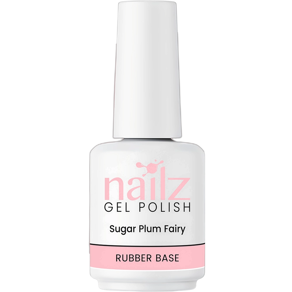 1776440468_NHNGPBNLZ011 Nailz Gel Polish 15ml Rubber Base Gel - Sugar Plum Fairy - Image 1