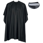 HHECAPUNBL06 (Each) - Cutting Cape - Black with Velcro - Nylon