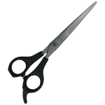 Mayas Oriental Scissor Straight 6.5" HC Black Handle - Matt