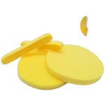 Facial Sponges-Pack 100 (50 Pairs)-Expands when Wet-Yellow