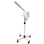 RIBALTA Facial Steamer w/Timer,Metal Base & Handle - White