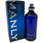 NFBSKIMOR001 (Each) - ***MANLY Eau De Cologne Men Sport Blue 125ml