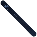 NHNFILNLZ012 (Each) - NAILZ Nail File - Straight Black 240/240 [Korean]