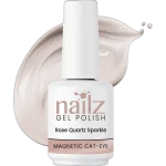 NAILZ Gel Polish 15ml Magnetic Cat Eye- Rose Quartz Sparkle