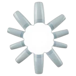 NHNNTINLZ092 (Each) - Nailz Nail Tips - Natural #1 (50's)