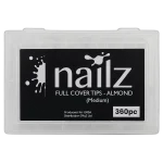Nailz Nail Tips - Soft Gel Tips - Almond Medium 360pc
