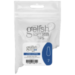 Soft Gel Tips - Long Coffin 7 50pk Refill - Gelish