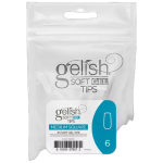 Soft Gel Tips - Square Medium 6 50pk Refill - Gelish