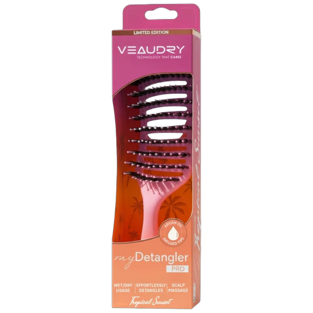 HBRPADVEA011 Veaudry My Detangler Brush -Tropical Sunset - Image 1