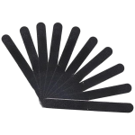 NHNFILUNBL27 (Each) - Nail File Black Straight - 100/100